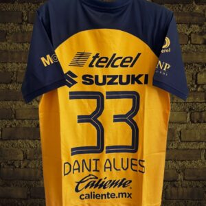 Playera Jersey Deportiva De Pumas Unam Visita 2023 #33 Dani